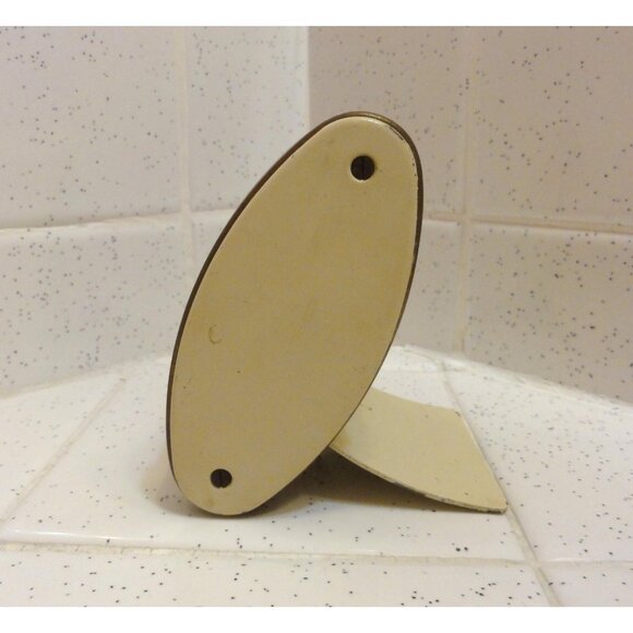 Vintage Westclox Travel Alarm Clock Cream Roller Shutter For Parts Not Working - Picture 7 of 14